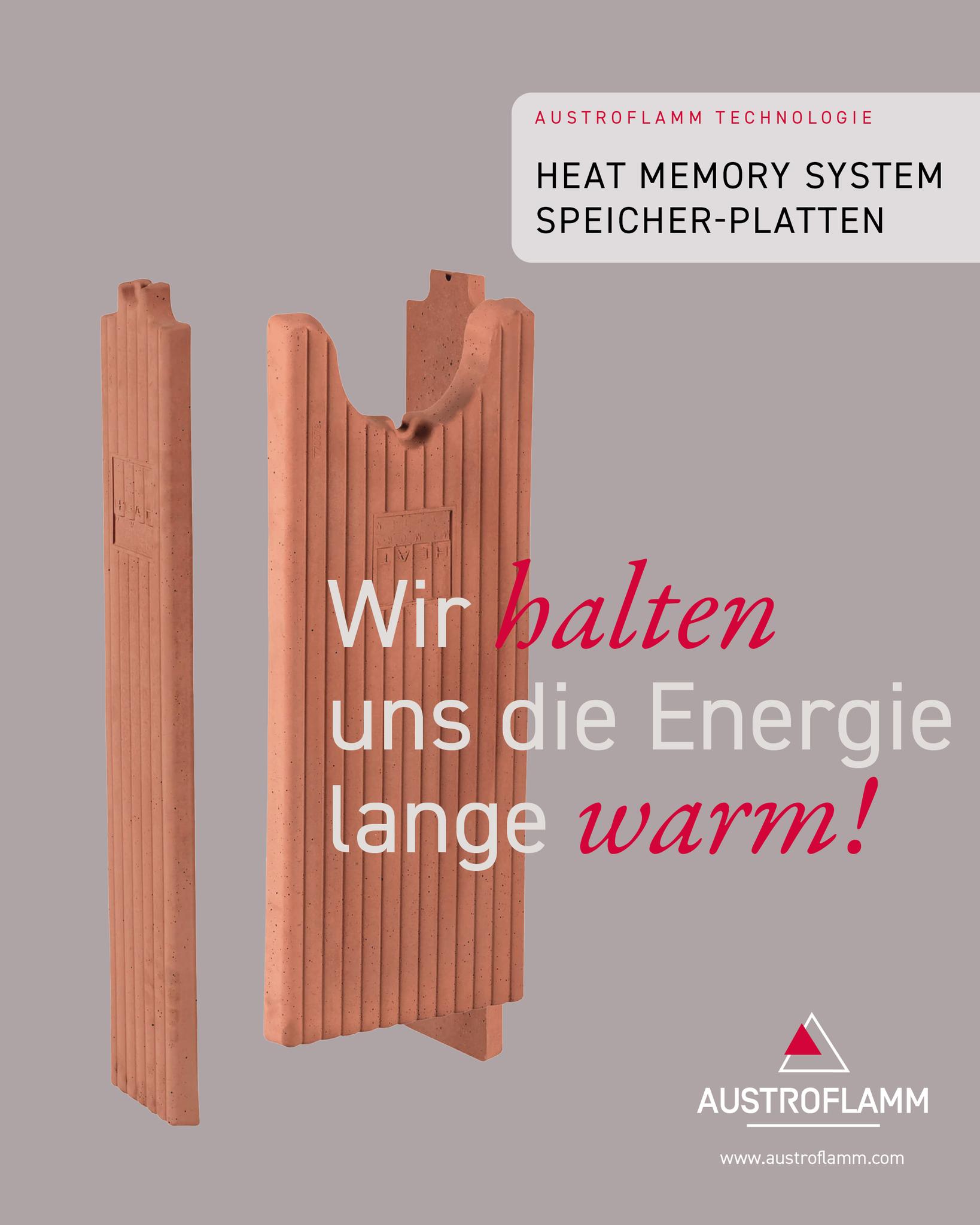 Heat Memory System zu Austroflamm Flok 2.0 mit Stahlmantel