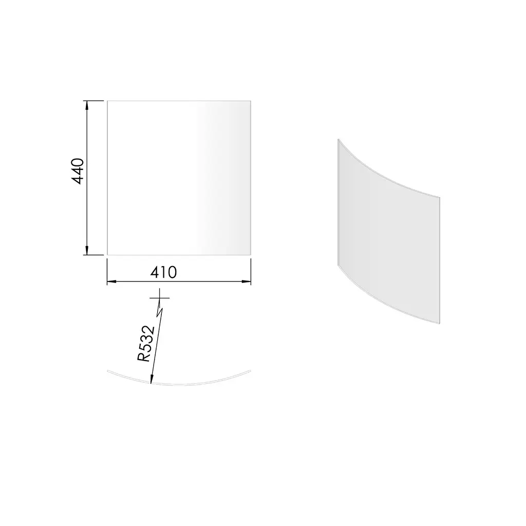 TermaTech TT80 | Glas für Tür | Nr. 65
