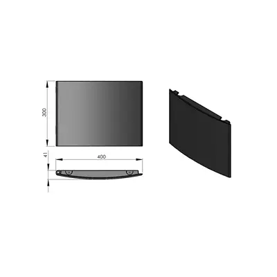 TermaTech TT30 Holzfachtür – Schwarz 09-732