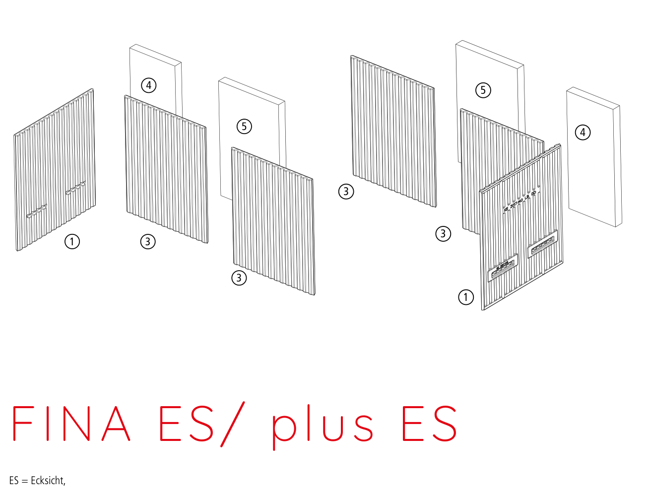 LEDA FINA ES | Sichtscheibe ES links, 658 x 406 x 414,5 mm – LEDA Katalog-Cover für Ersatzteil 1005-04364