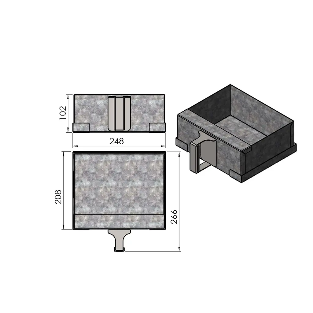 TermaTech TT20 / TT21 / TT23 Ascheschublade 09-834