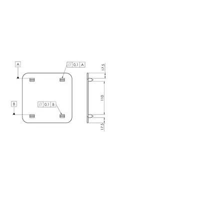 TermaTech alle Modelle Abdeckplatte für Gussboden 09-824