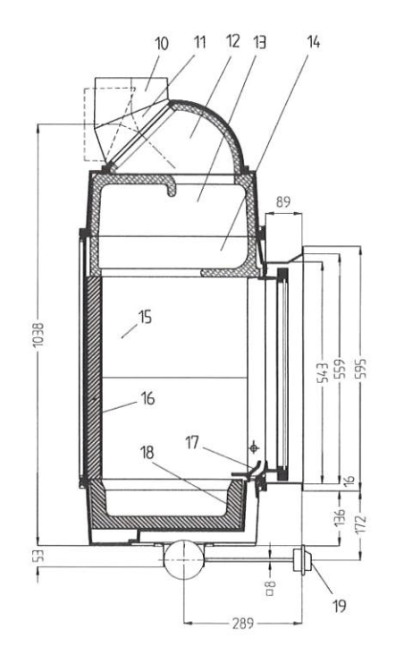 Faserhaubenteil unten zu HKD 2, HKD 2 f/p/r | Nr. 14