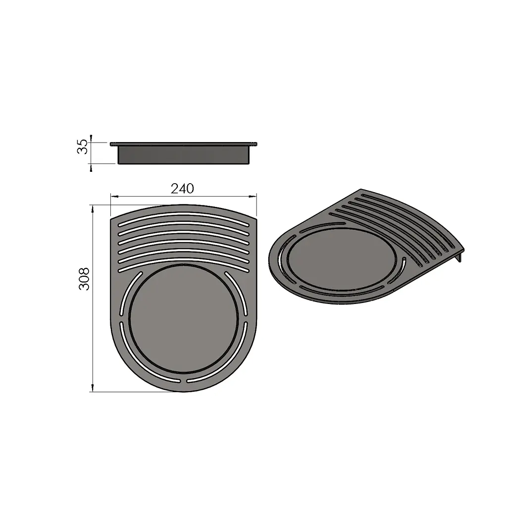 TermaTech TT20S / TT20RS / TT21RS / TT21RLS / TT21RHS Toprost Stahl – Schwarz 08-406
