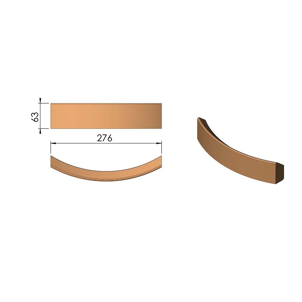 TermaTech TT20 / TT21 Vermiculite vorne, 2 Teile 09-843